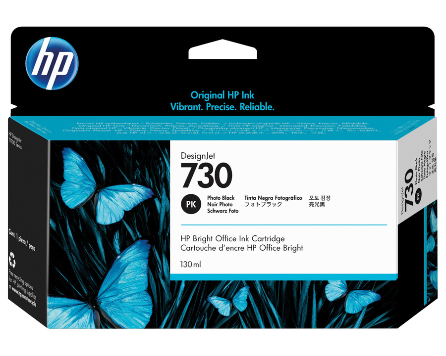 HP Tintenpatrone 730 fotoschwarz 130ml