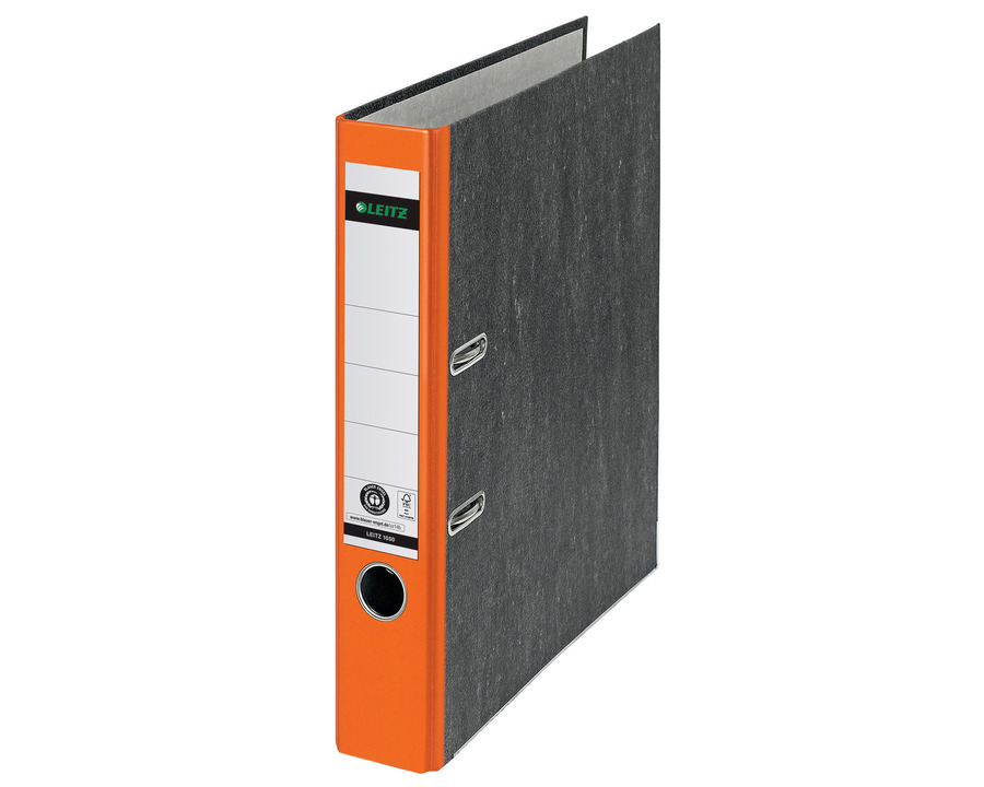 Leitz Ordner Wolkenmarmor A4 orange 52 mm