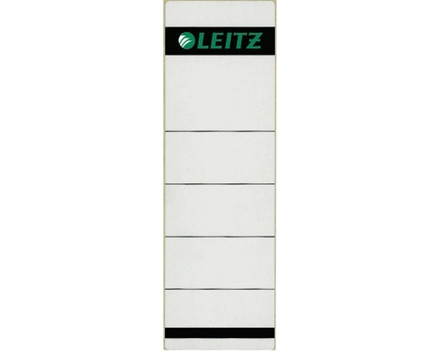 Leitz Ordner-Rückenschilder grau 61 x 192 mm 100Et.