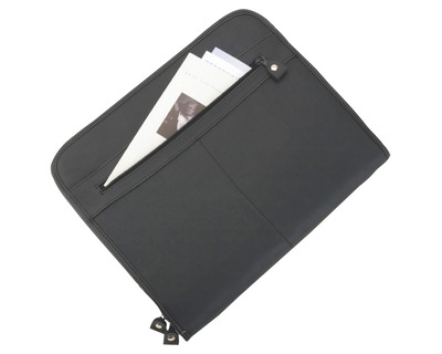 Alassio Konferenzmappe A4 "Milano" schwarz 360 x 290 x 50 mm