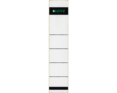 Leitz Ordner-Rückenschilder grau 39 x 192 mm 10Et.
