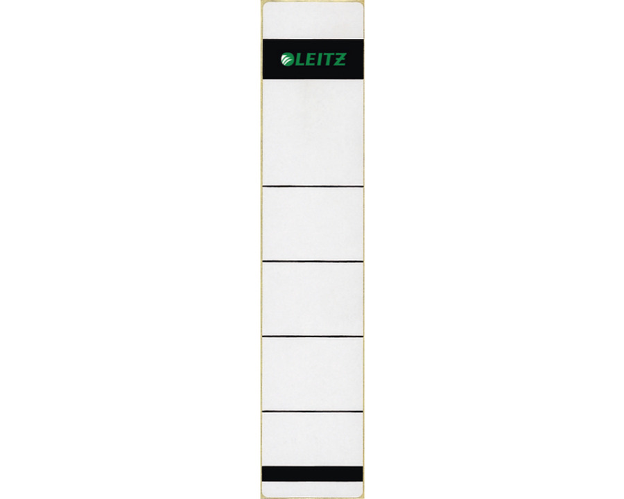 Leitz Ordner-Rückenschilder grau 39 x 192 mm 10Et.