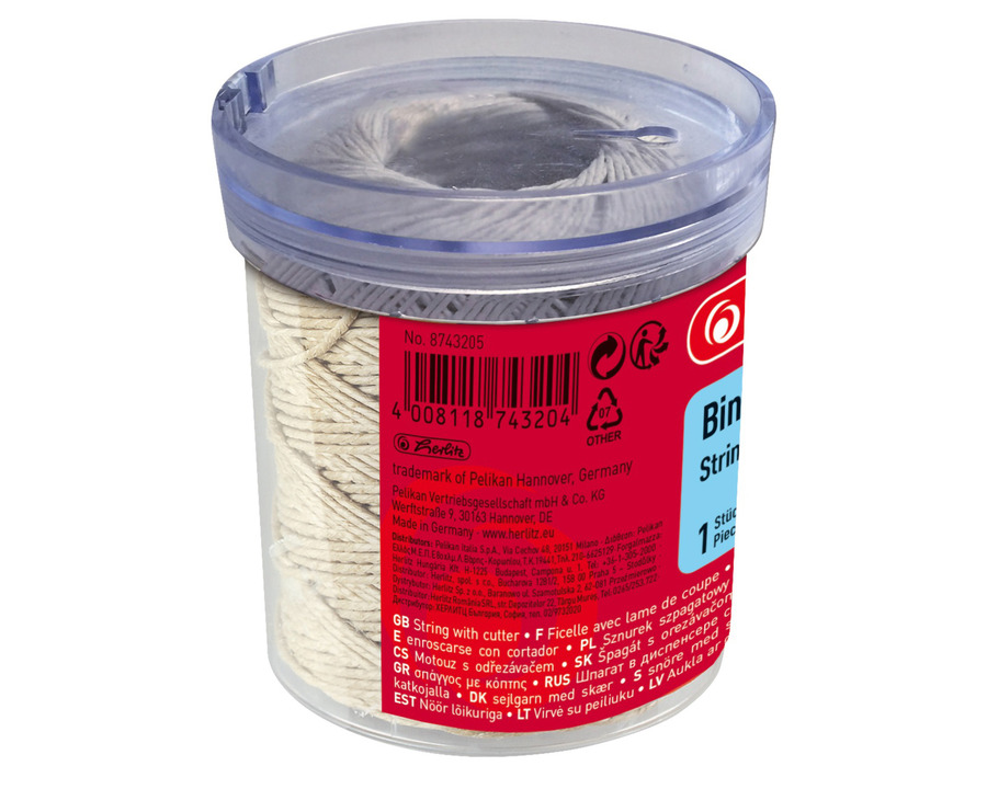Herlitz Packschnur "Pack-O-Mat", PP 15kg 120m