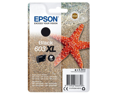 Epson Tintenpatrone 603XL schwarz 8,9ml