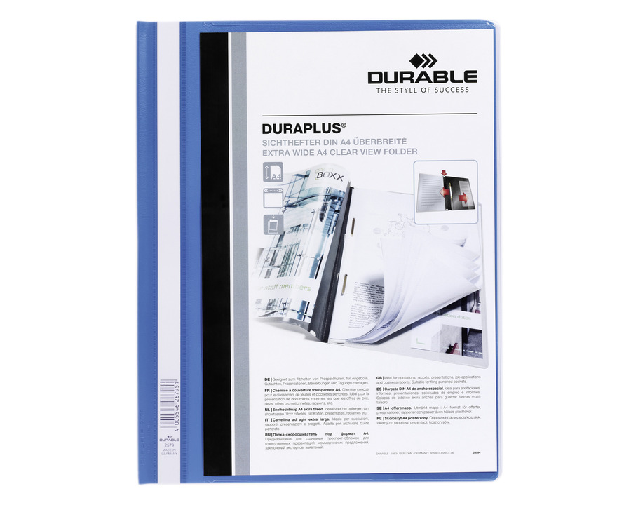 Durable Angebotshefter A4 "Duraplus" blau