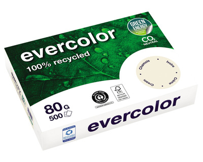 Clairefontaine Kopierpapier A4 "Evercolor" chamois 80g/m² 500Bl.