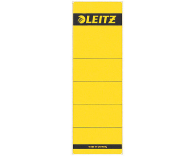Leitz Ordner-Rückenschilder gelb 61 x 192 mm 10Et.