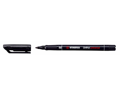 Stabilo Folienschreiber "OHPen" permanent schwarz 1,0 mm (M)