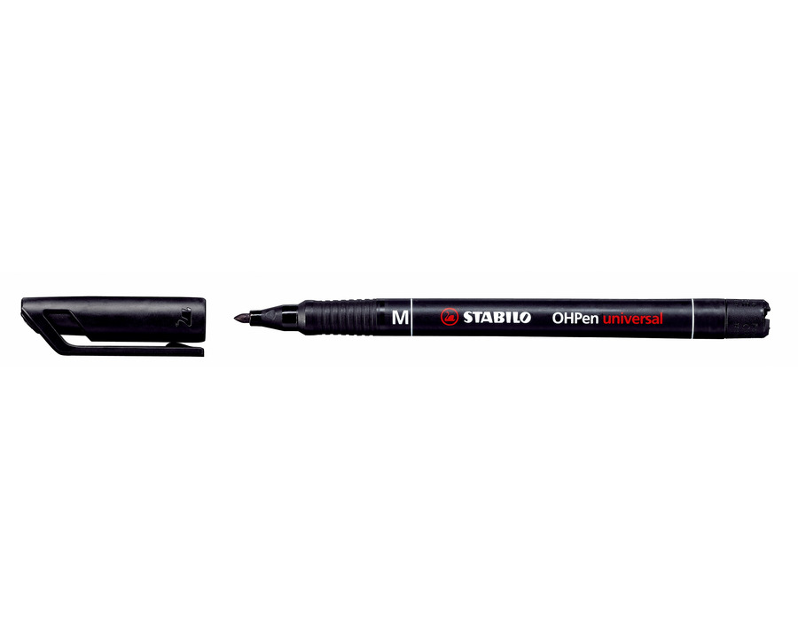 Stabilo Folienschreiber "OHPen" permanent schwarz 1,0 mm (M)