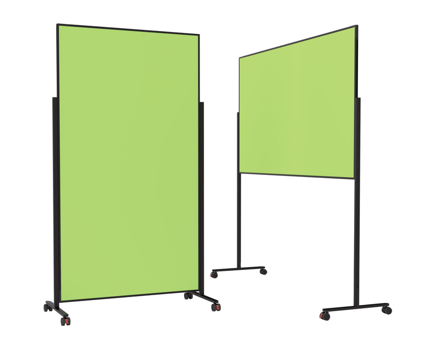 Magnetoplan Moderationstafel "VarioPin", einteilig Filz, grün 100 x 180 cm