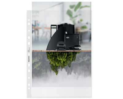 Leitz Prospekthüllen A4 "Recycle" transparent genarbt, 100 my 100St.