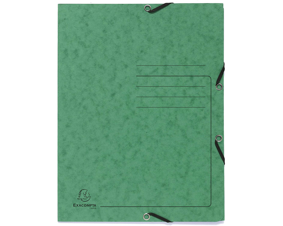 Exacompta Eckspannermappe A4 "Colorspan" grün