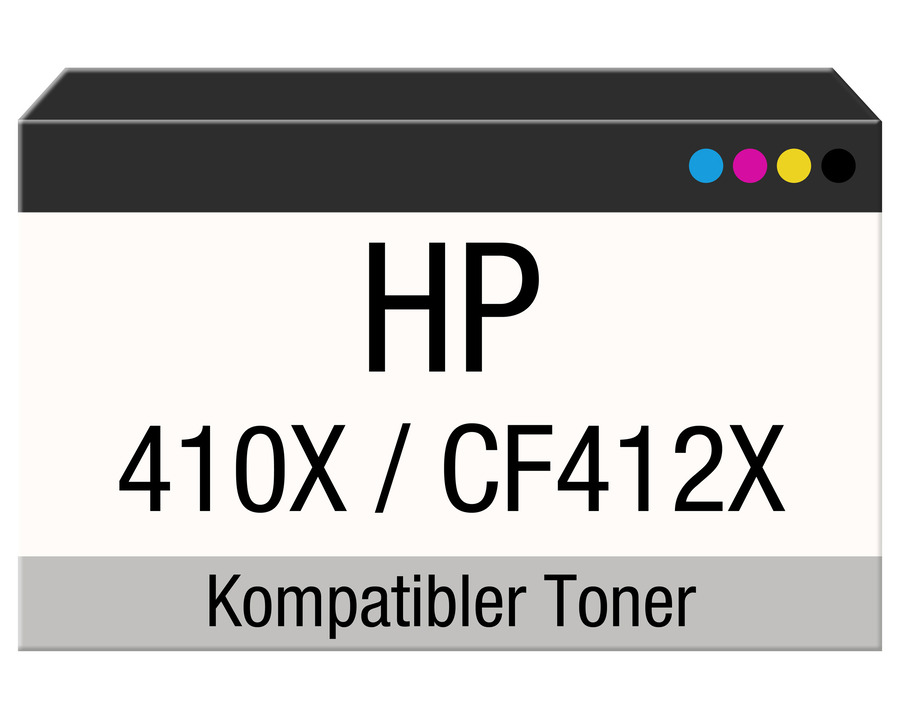Rebuilt-Toner, HP 410X gelb 5.000 Seiten