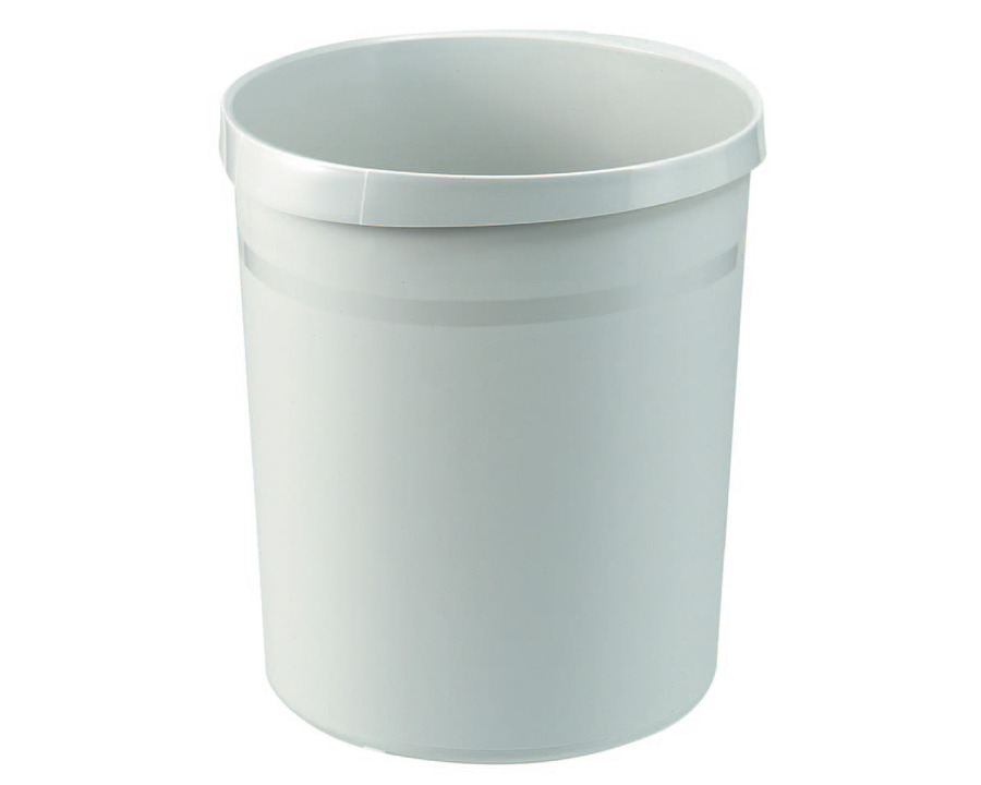 Han Papierkorb "Grip" lichtgrau 18 Liter