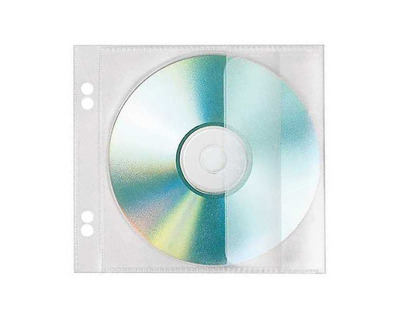 Veloflex CD-Hüllen zum Abheften transparent für 1 CD 10St.