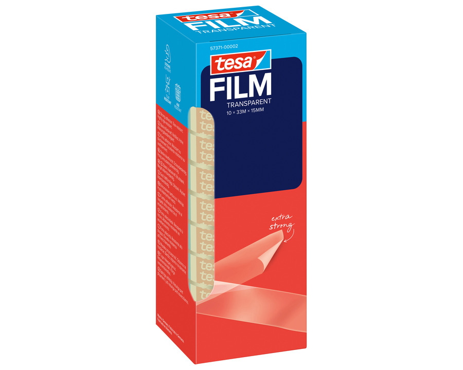 Tesa Klebeband "Transparent" transparent 15 mm x 33 m 10St.