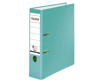 Falken Ordner A4 "Recycolor" türkis 80 mm