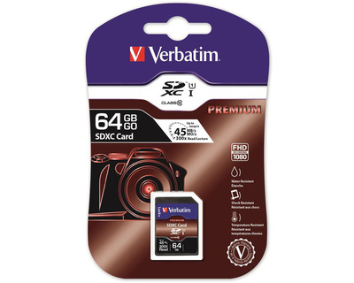 Verbatim Speicherkarte SDXC 64GB