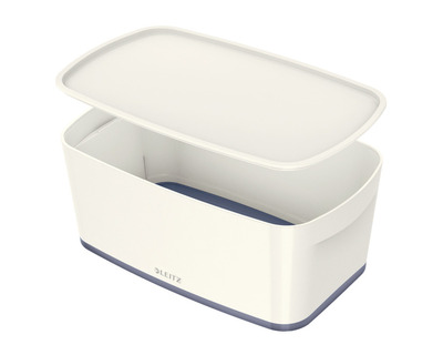 Leitz Aufbewahrungsbox "MyBox" weiß/grau 5 Liter