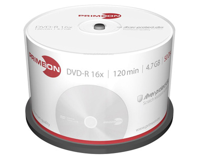 Primeon DVD-R 4,7GB Spindel 50St.
