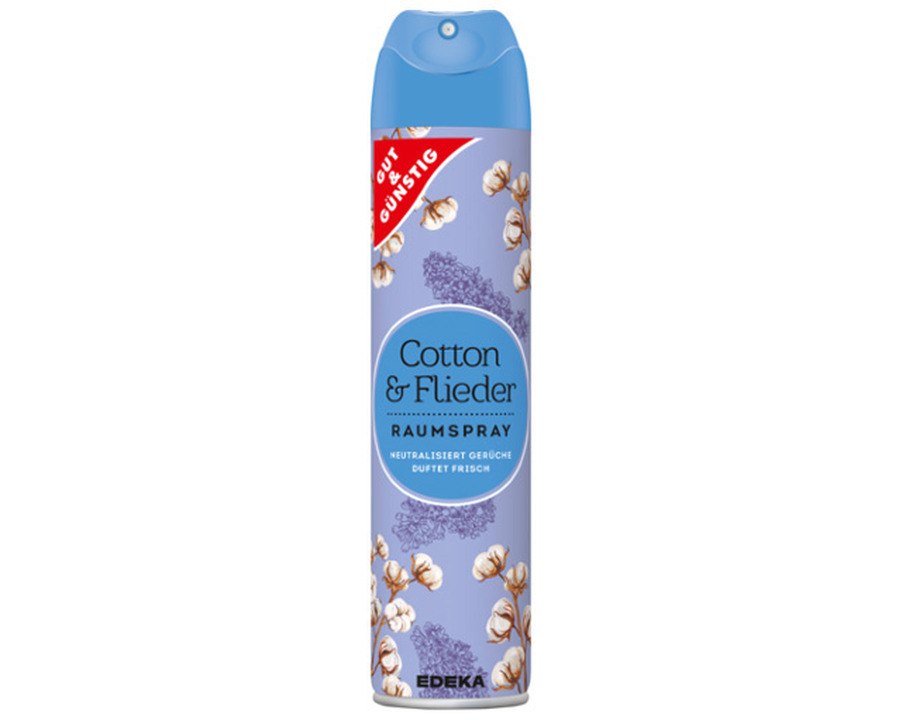 Gut & Günstig WC-Raumspray "Cotton & Flieder" 300ml