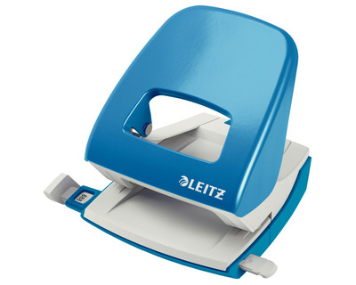 Leitz Locher "NeXXt Metall" hellblau 30 Blatt
