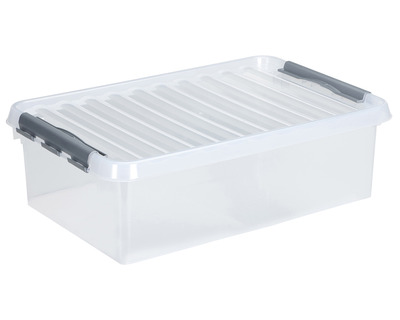 Sunware Aufbewahrungsbox "the q-line" 32 Liter transparent 60 x 18 x 40 cm