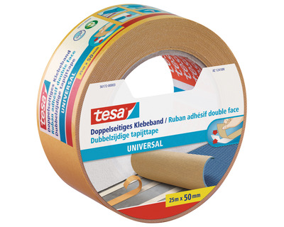 Tesa Verlegeband "Universal" transparent 50 mm x 25 m