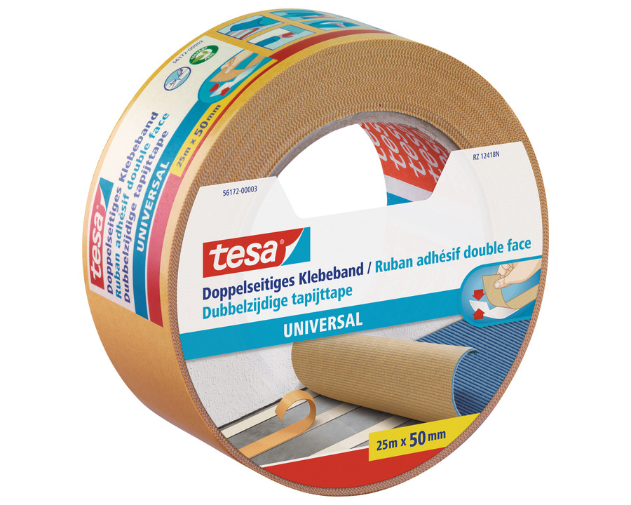 Tesa Verlegeband "Universal" transparent 50 mm x 25 m