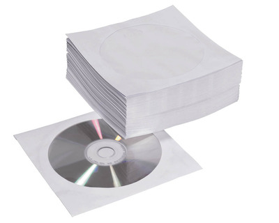CD-Hüllen Papier weiß für 1 CD 50St.