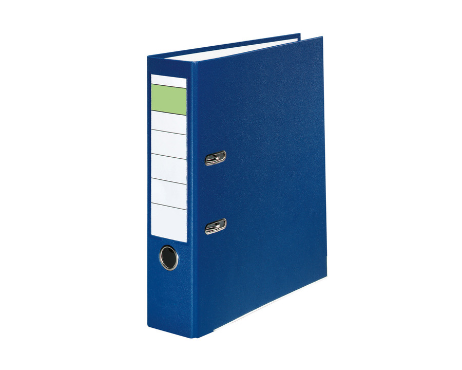 Ordner A4 "Grüner Balken" blau 80 mm