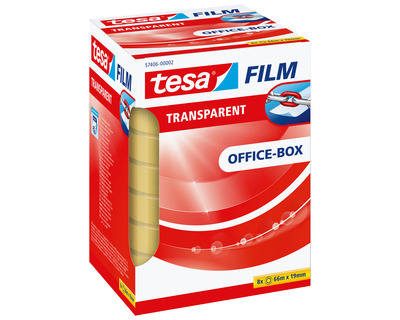 Tesa Klebeband "Transparent" transparent 19 mm x 66 m 8St.