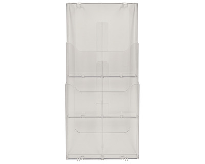 Exacompta Prospekthalter A4 transparent 238 x 504 x 175 mm