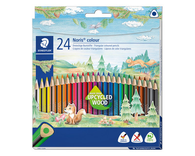 Staedtler Buntstift "Noris Colour Softgrip" mehrfarbig 3,0 mm 24St.