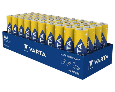 Varta Batterie "Industrial Pro" AA, Mignon, LR6 1,5V 2.600mAh 40St.
