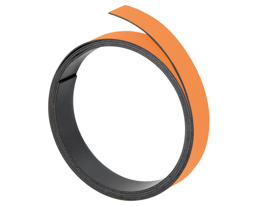 Franken Magnetband orange 5 mm x 1 m