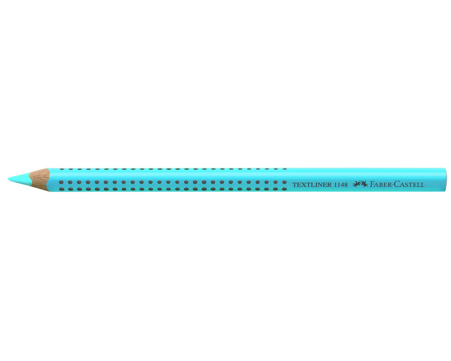 Faber-Castell Textmarker "Jumbo Grip Neon" blau 5,4 mm