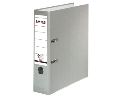 Falken Ordner A4 "Recycolor" grau 80 mm