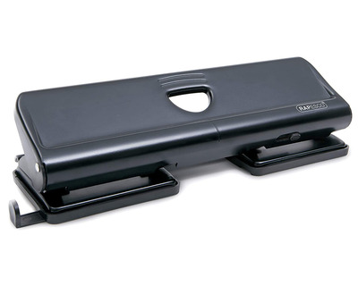Rapesco Doppellocher schwarz 20 Blatt
