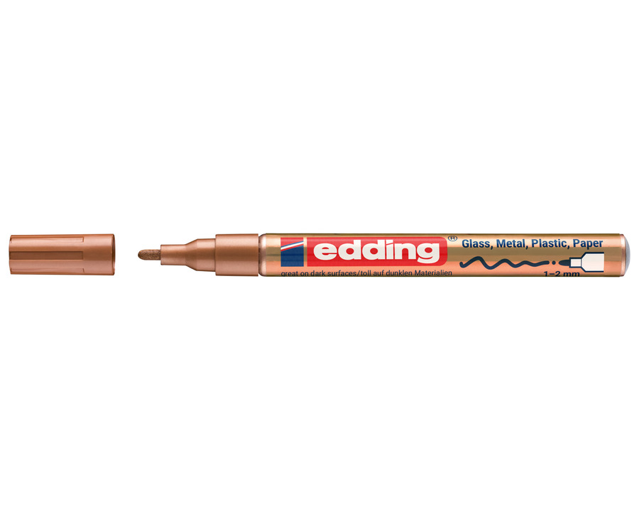 Edding Lackmarker 751 kupfer 1-2 mm Rundspitze