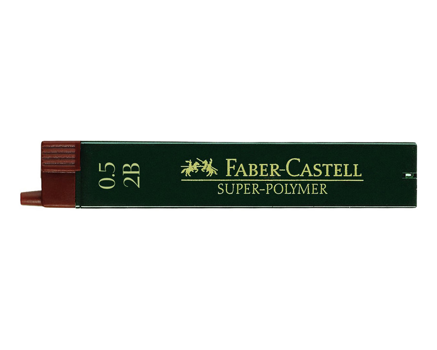 Faber-Castell Feinminen "Super-Polymer" 0,5 mm 2B 12St.