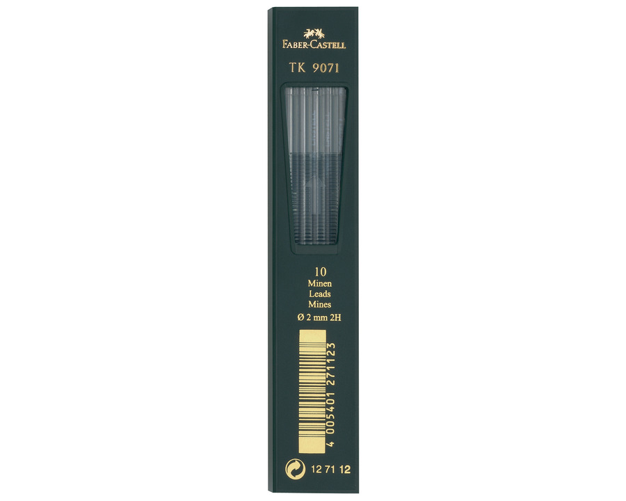 Faber-Castell Fallbleistift-Minen "TK 9071" 2,0 mm 2H 10St.