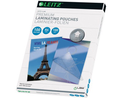 Leitz Laminierfolien "iLAM" A4 glänzend 100 my 100St.