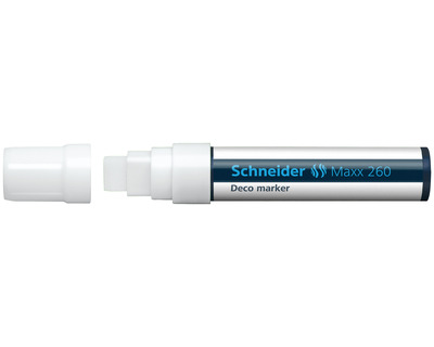 Schneider Kreidemarker "Maxx 260" weiß 2-15 mm Keilspitze