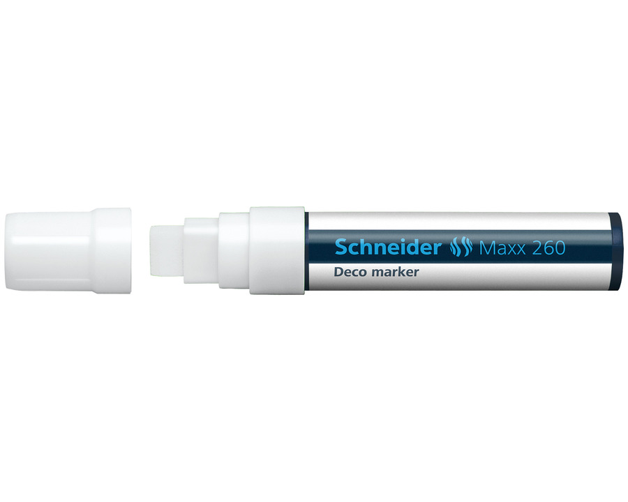 Schneider Kreidemarker "Maxx 260" weiß 2-15 mm Keilspitze