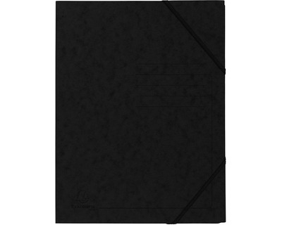 Exacompta Eckspanner A4 "Colorspan" schwarz