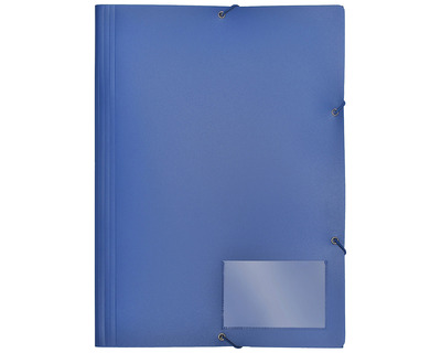Foldersys Eckspannermappe A4 blau