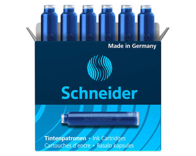 Schneider Tintenpatronen "Standard" königsblau 6St.