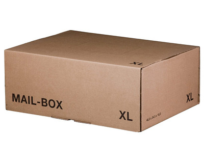 Bong Versandkarton "Mailbox" XL braun 460 x 333 x 174 mm