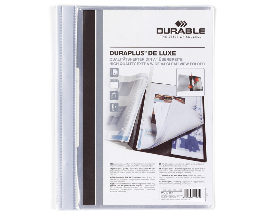 Durable Angebotshefter A4 "Duraplus de Luxe" weiß